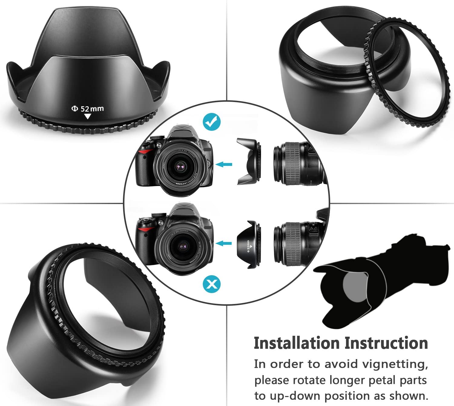 neewer 52mm complete lens filter accessory kit for lenses with Neewer 52mm complete lens filter accessory kit for lenses with 52mm