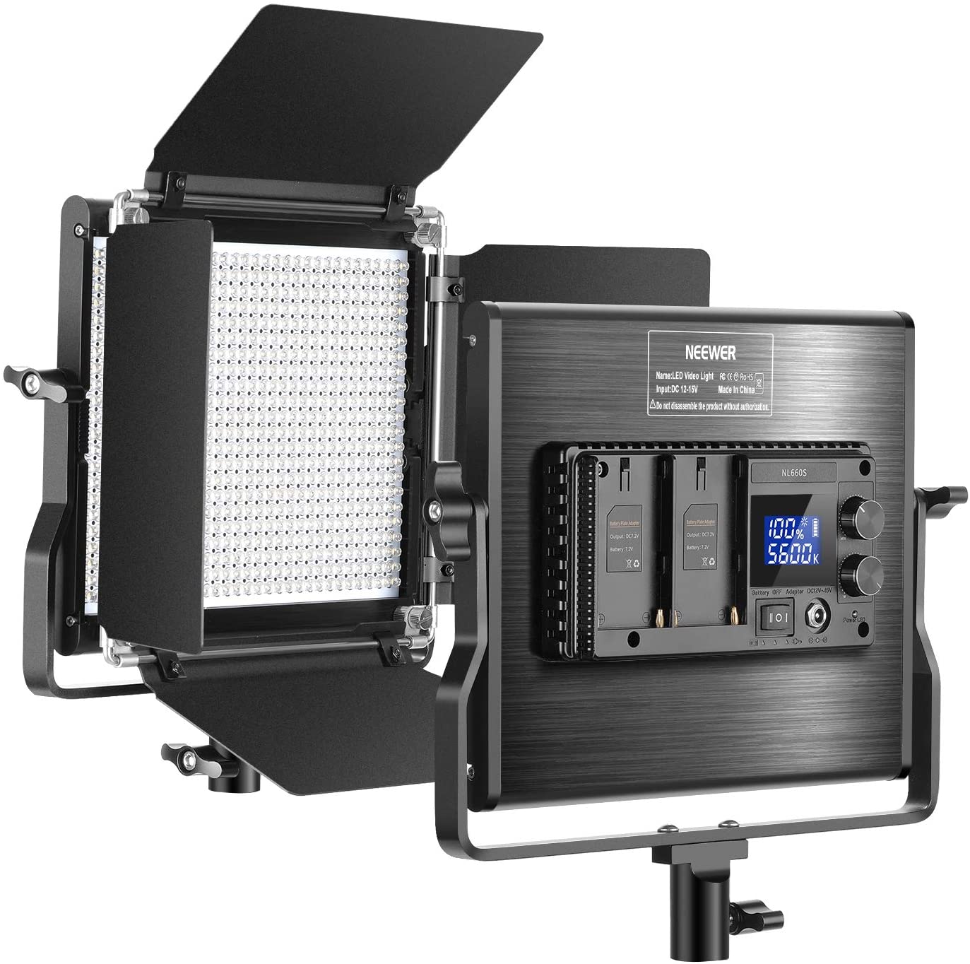 Neewer 90W LED Éclairage vidéo sans Fil Live Stream /